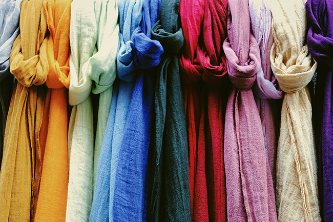 Coloured linen