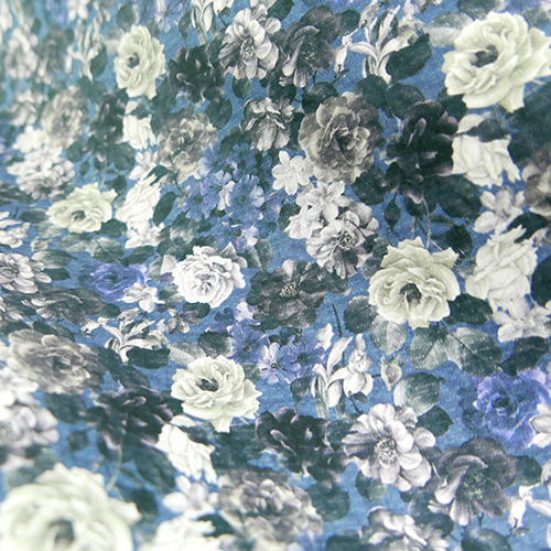 Floral Print Fine Printed Twill Monaco Print Organic Fresh small